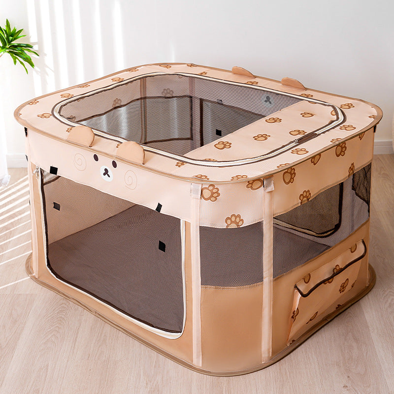 Animal-Shaped Cat Maternity Ward Foldable Storage Cat Nest for Pregnant Cats Rectangular Space-Saving Small Dog Tent