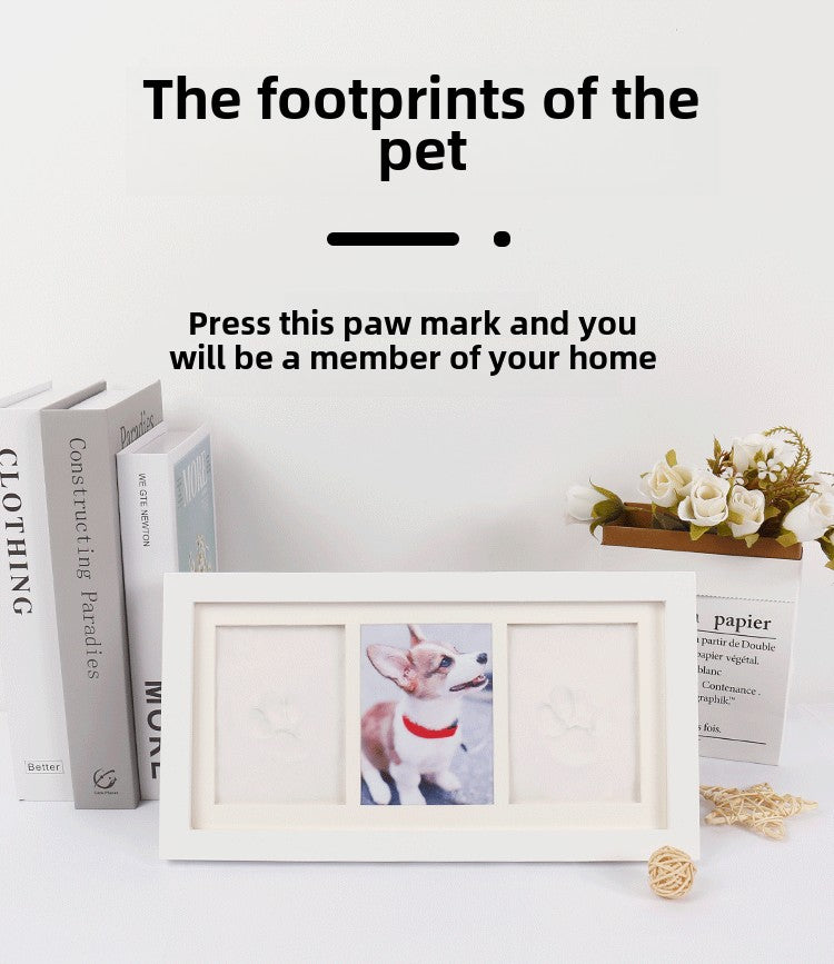 Pet Paw Print Dog Cat Footprint DIY Memorial Kit