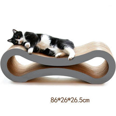 Figure-8 Modern Cat Scratcher Lounge | Multi-Functional Sisal Cat Furniture for Scratching, Climbing & Lounging | Durable Eco-Friendly Design for Active Cats