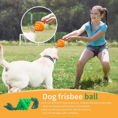 Pet Dog Bite Tug of War Toy Ball Interactive Anti-Choke Tear-Resistant Slow Food Slow Food Food Dropping Ball