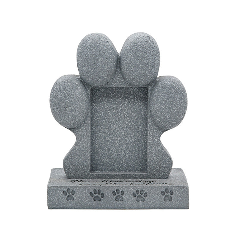 Pet Tombstone Pet Dog Cross-Border Creative Resin Simulation Memorial Stone Animal Cat Tomb Memorial Crafts Ornaments