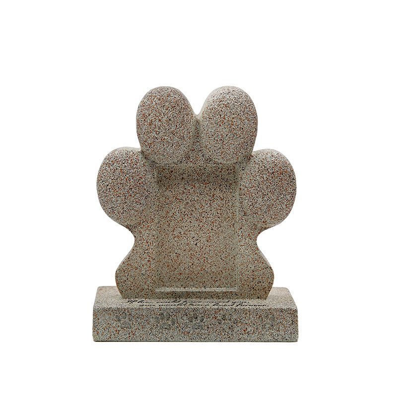 Pet Tombstone Pet Dog Cross-Border Creative Resin Simulation Memorial Stone Animal Cat Tomb Memorial Crafts Ornaments