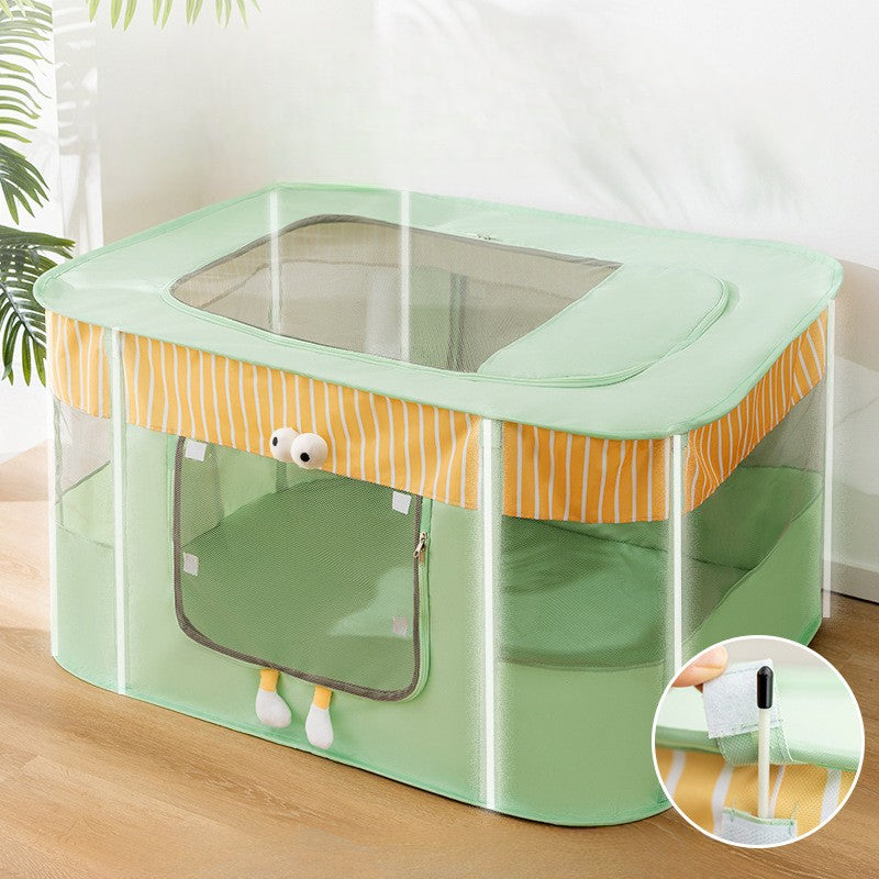 Animal-Shaped Cat Maternity Ward Foldable Storage Cat Nest for Pregnant Cats Rectangular Space-Saving Small Dog Tent