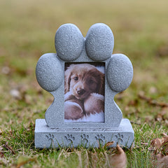 Pet Tombstone Pet Dog Cross-Border Creative Resin Simulation Memorial Stone Animal Cat Tomb Memorial Crafts Ornaments